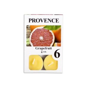 Provence Čajová svíčka 6ks grapefruit