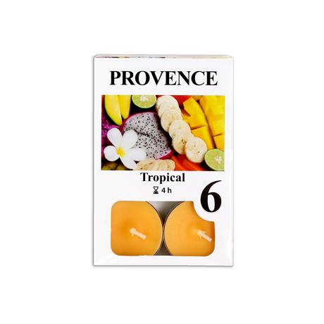 Provence Čajová svíčka 6ks tropická vůně