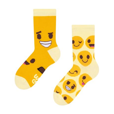 DEDOLES Dětské veselé ponožky smajlíky 23-26