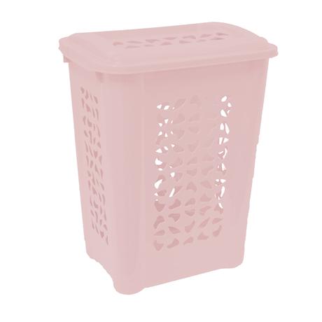 Keeeper Plastový koš na špinavé prádlo 60l růžový