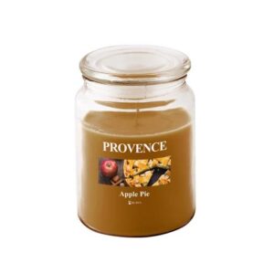 Provence Vonná svíčka ve skle 95 hodin jablečný závin