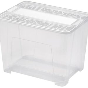 Heidrun Plastový úložný box s víkem TexBox 21l