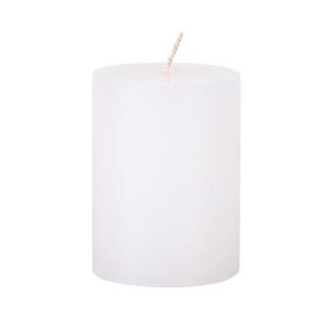 Provence Rustikální svíčka 10cm bílá