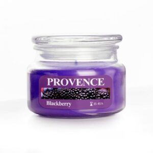 Provence Vonná svíčka ve skle 45 hodin ostružina