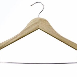 TORO Dřevěné ramínko na šaty a kalhoty TORO