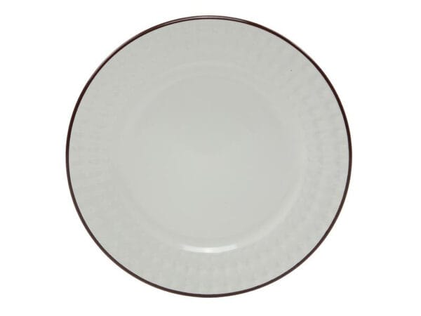 HIT Keramický dezertní talíř ROME 19cm bílý