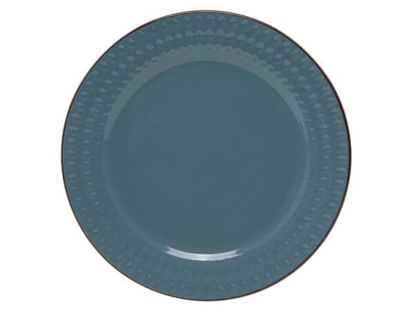 HIT Keramický jídelní talíř ROME 28cm modrý