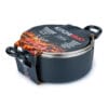 Kastrol s poklicí KITCHISIMO Nero ø24cm 4l nepřilnavý povrch - Image 2