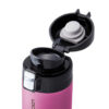 LOCKNLOCK Nerezová termoska LOCK One touch 500ml rubínově červená - Image 2