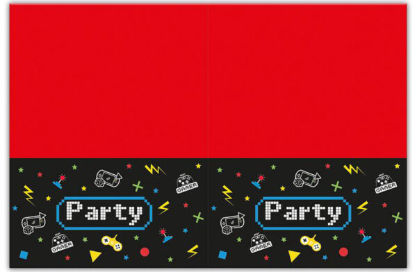 PROCOS Dětský plastový ubrus 120x180cm gamer