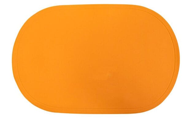 Plastové prostírání ovál TORO 29x44cm oranžové
