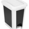 Plastový nášlapný odpadkový koš HEIDRUN 20l. - Image 2
