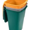 Plastový odpadkový koš na tříděný odpad HEIDRUN 3x50l - Image 2