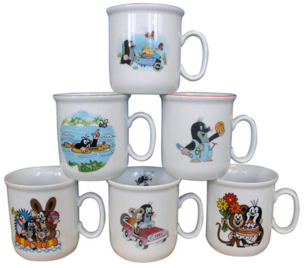 Porcelánový hrnek THUN 160ml krtek MIX motivů