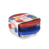 SADA ČTVERCOVÝCH DÓZ PYREX 2KS, 0,3L, SKLO - Image 2
