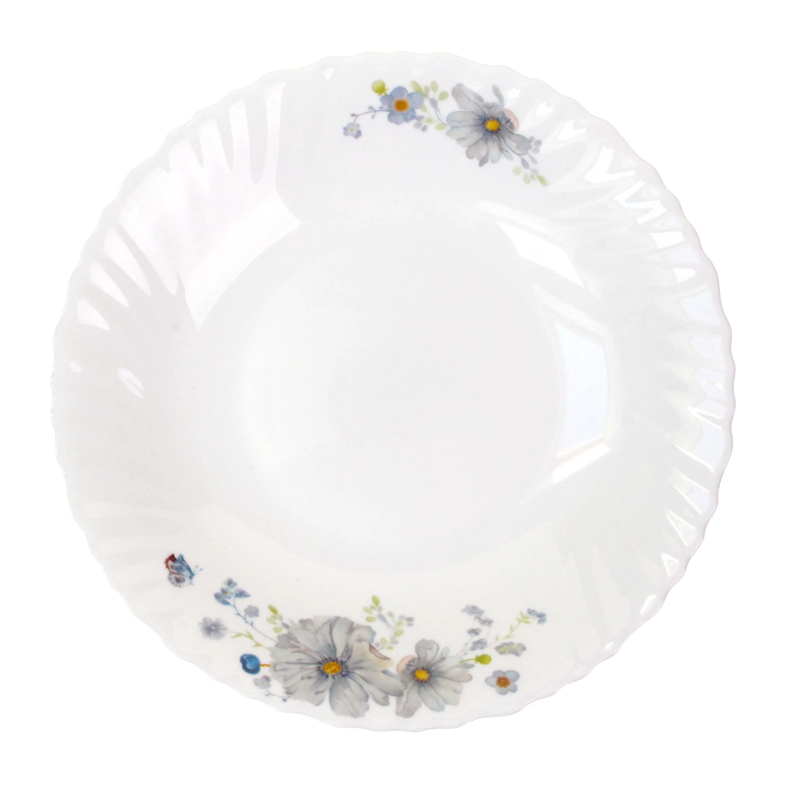 Cegeco Hluboký talíř AMELIA 22cm opálové sklo