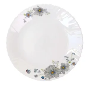 Cegeco Jídelní talíř AMELIA 26cm opálové sklo