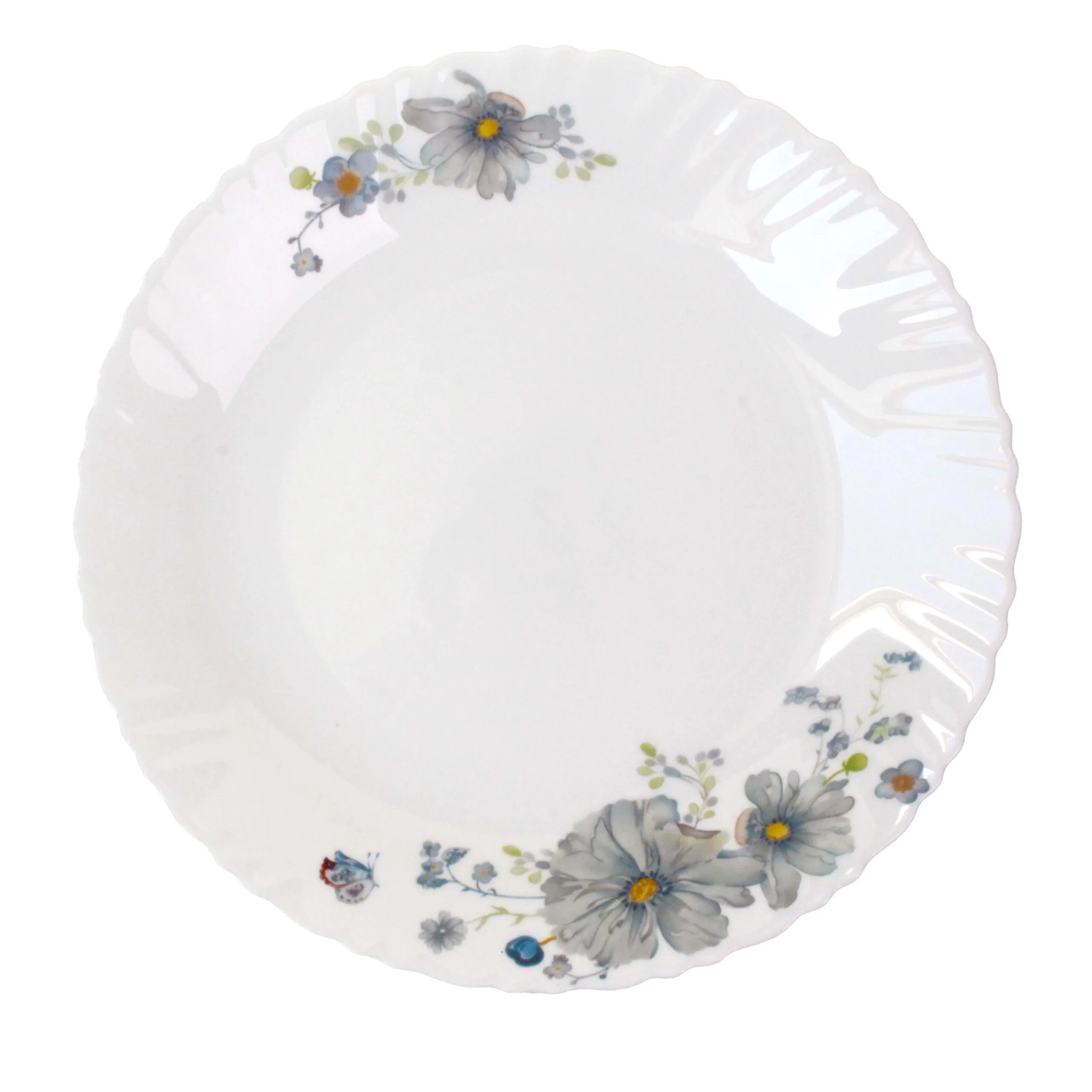 Cegeco Jídelní talíř AMELIA 26cm opálové sklo