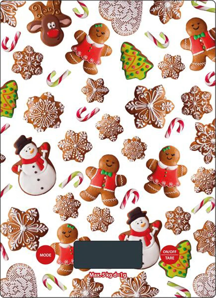 Digitální kuchyňská váha TORO 5kg perníčky