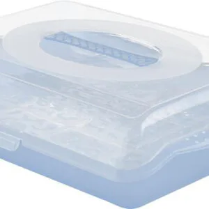 Dóza na potraviny s víkem KEEEPER 45x35cm modrá