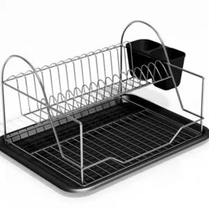 Drátěný odkapávač s podnosem TORO 43x32cm