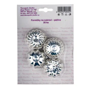 Formičky na cukroví 20ks pečivo 4cm