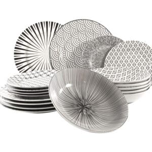 HIT Jídelní porcelánová souprava SEOUL 18ks