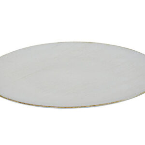 HIT Plastový dekorativní talíř 33cm antická bílá