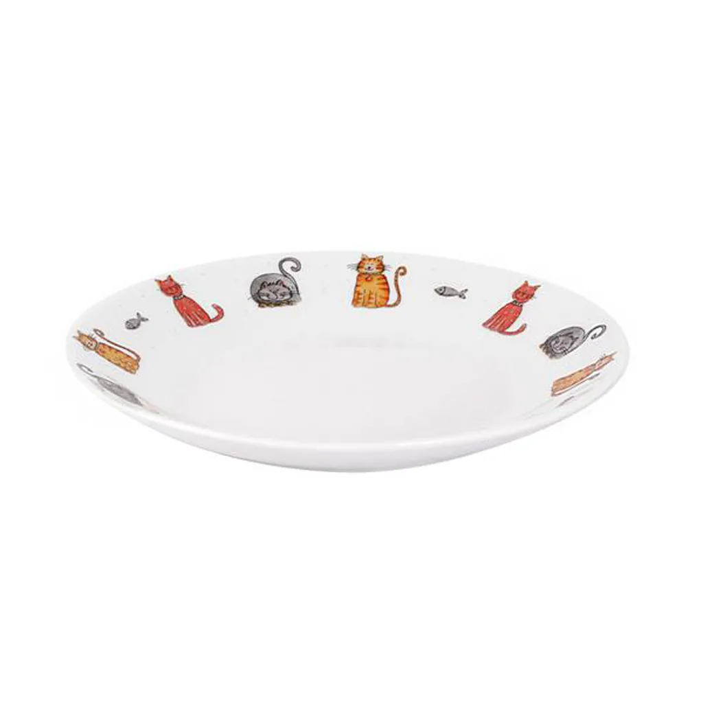 Keramický dezertní talíř TORO 20cm Kočka a Pes - Obrázek 2