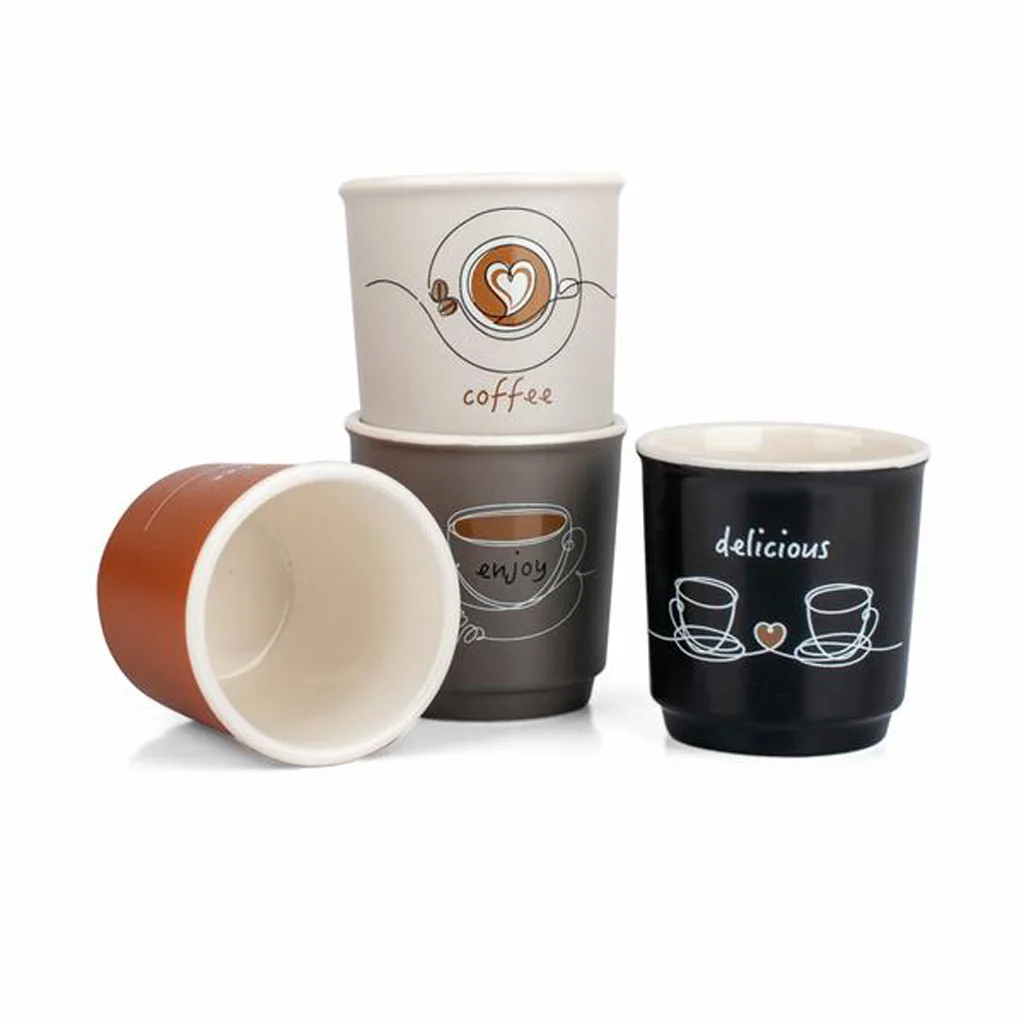 Keramický šálek na espresso TORO 90ml coffee MIX motivů - Obrázek 2