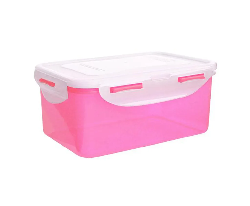 LOCKNLOCK Dóza na potraviny LOCK 600ml Varianta: ČERVENÁ - Obrázek 2