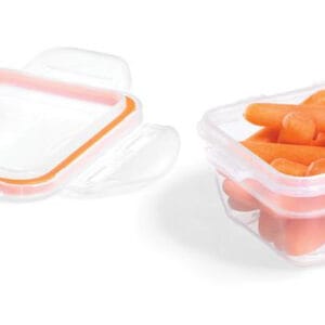 LOCKNLOCK Dóza na potraviny LOCK EasyMatch 170ml oranžová