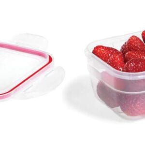 LOCKNLOCK Dóza na potraviny LOCK EasyMatch 550ml červená