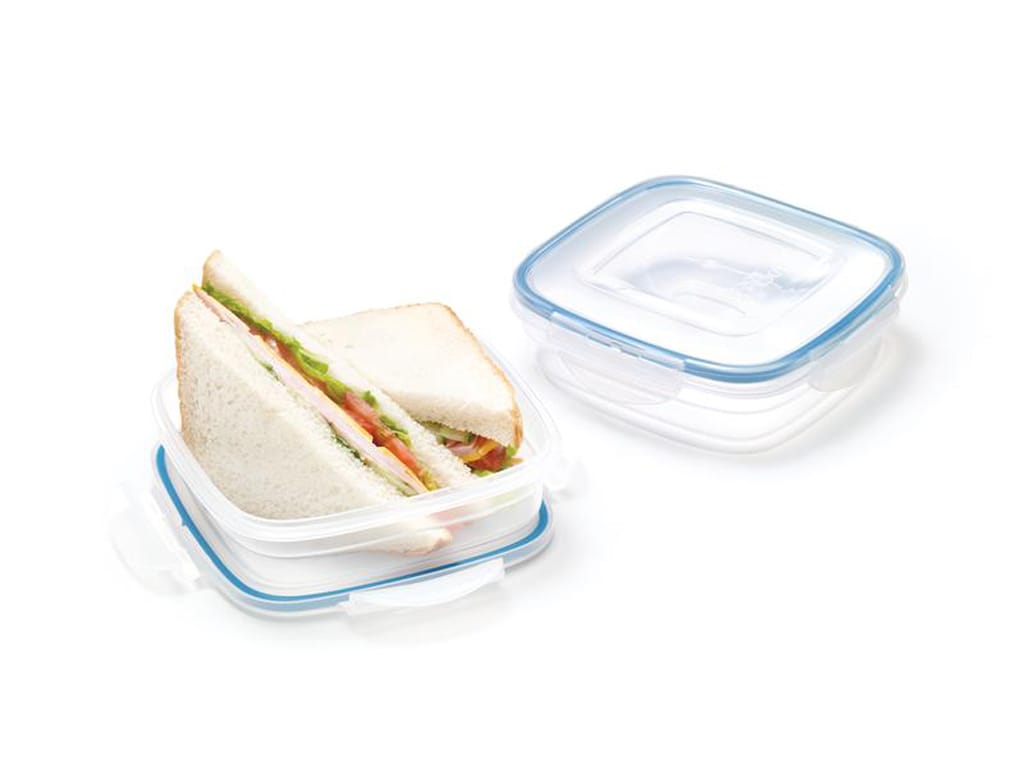 LOCKNLOCK Dóza na potraviny LOCK EasyMatch 550ml tyrkys - Obrázek 2