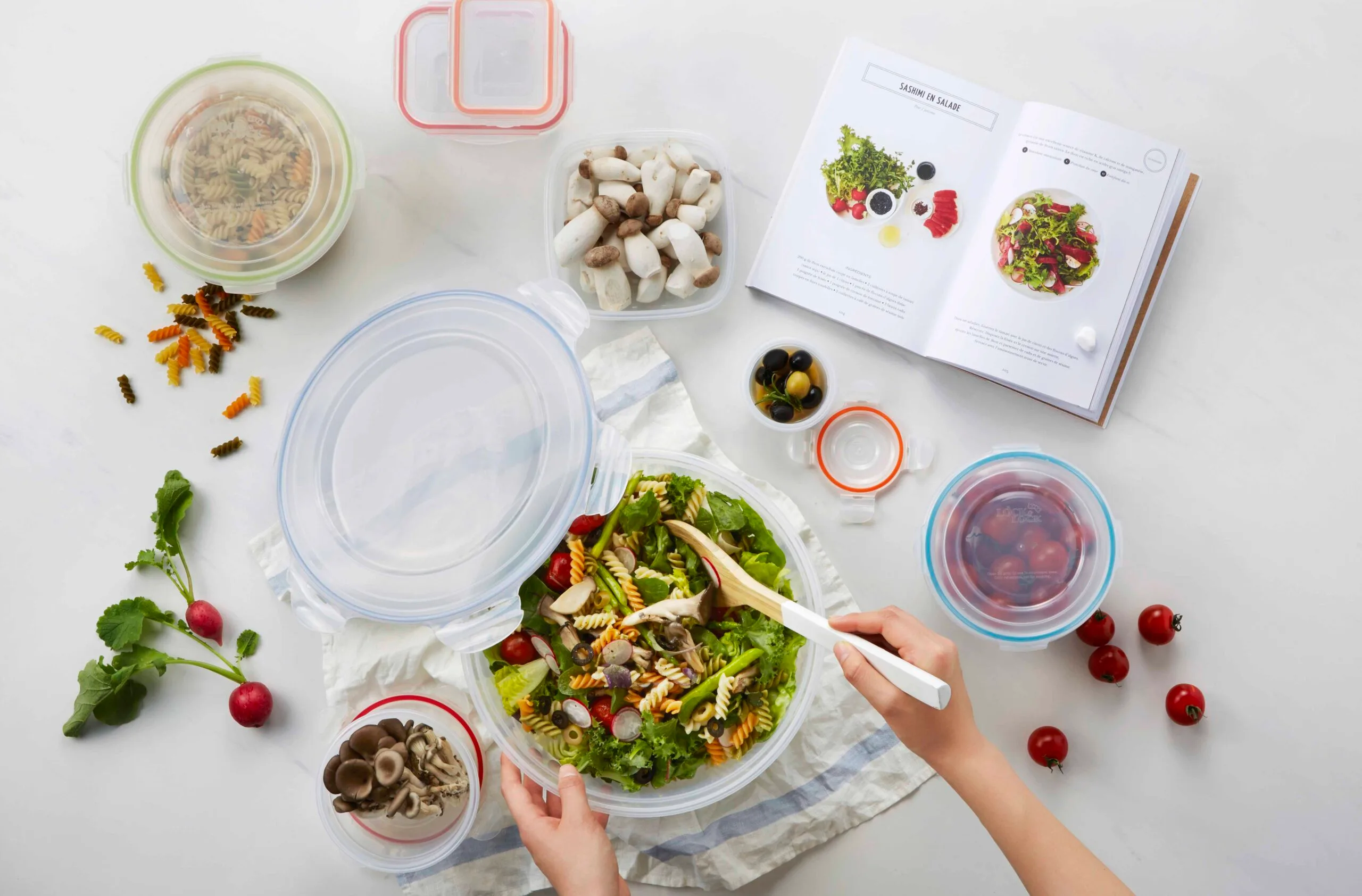 LOCKNLOCK Dóza na potraviny LOCK sada 5ks - Obrázek 2