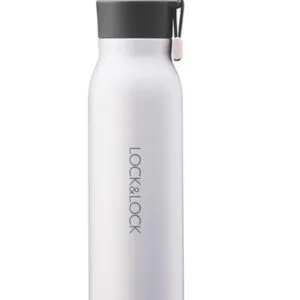 LOCKNLOCK Nerezová termoska LOCK Name 500ml bílá