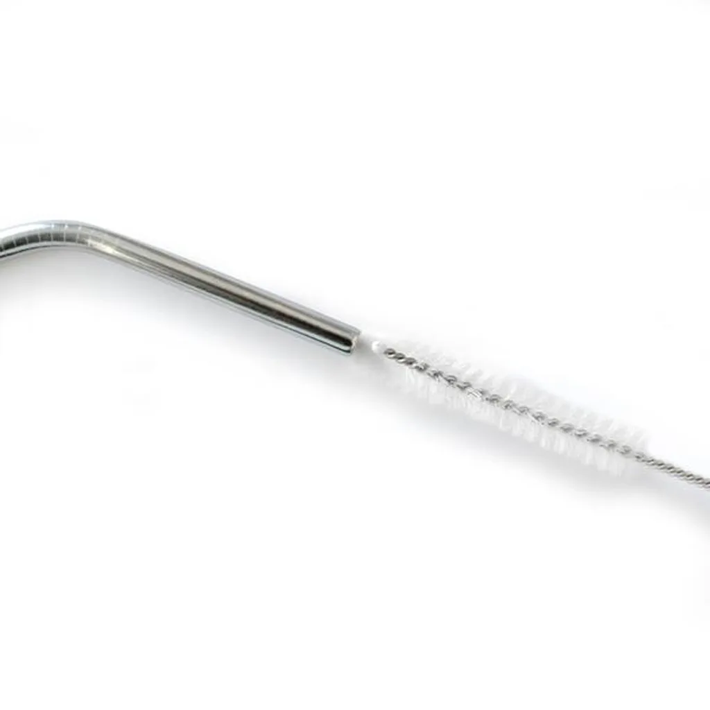 Nerezová brčka s čistícím kartáčkem TORO 4ks - Obrázek 2