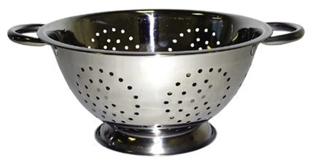 Nerezový cedník s podstavcem a uchy TORO 24