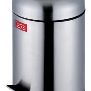 Nerezový nášlapný odpadkový koš TORO Retro 3l