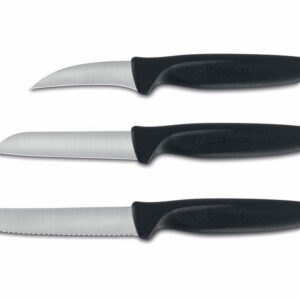 Nože na zeleninu WÜSTHOF sada 3ks černé