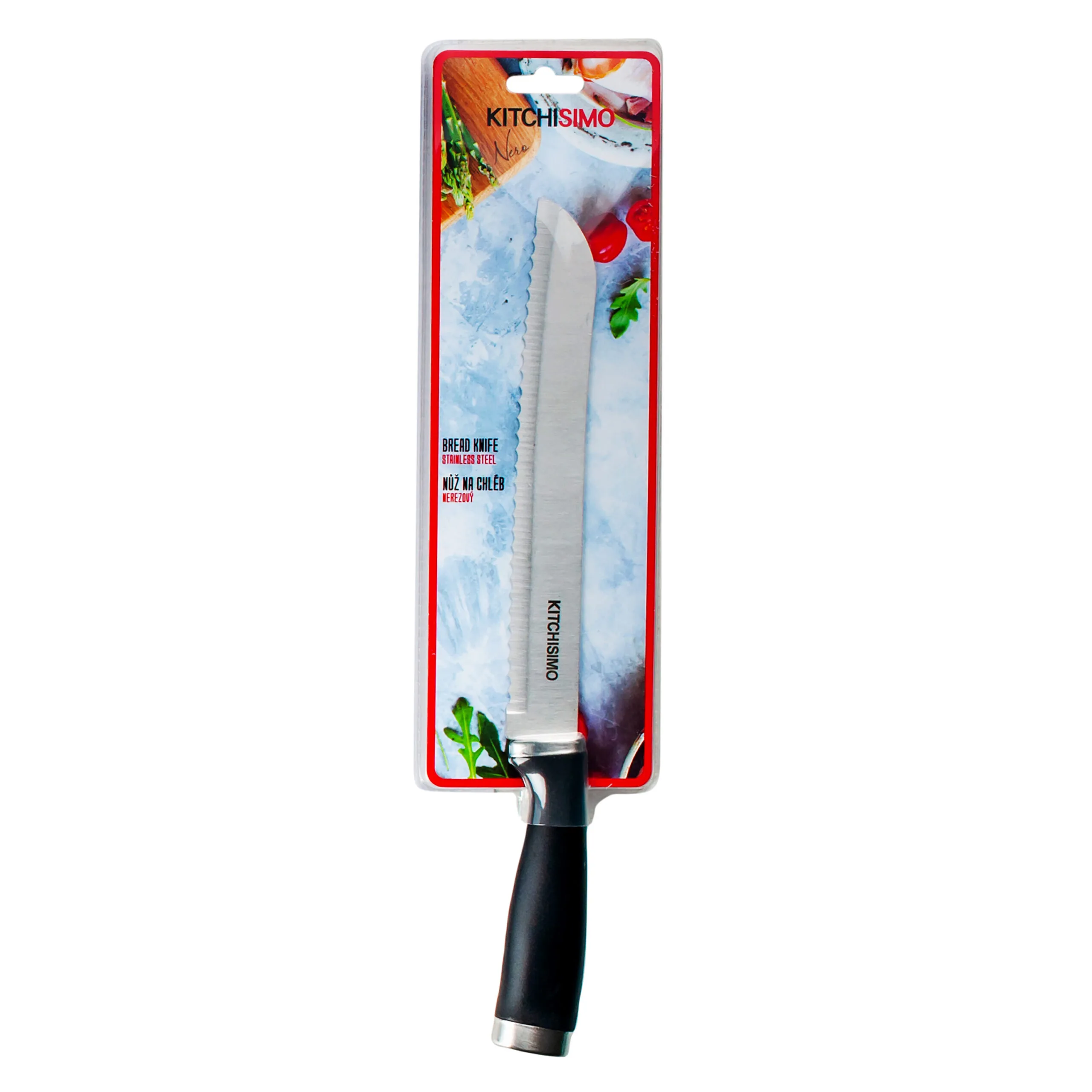 Nůž na chléb KITCHISIMO Nero 20cm - Obrázek 2