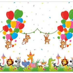 PROCOS Dětský plastový ubrus 120x180cm džungle