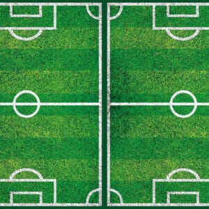 PROCOS Dětský plastový ubrus 120x180cm fotbal