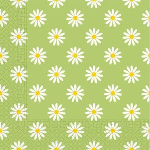 PROCOS Papírové ubrousky 33x33cm 3vrstvé kvítky 20ks