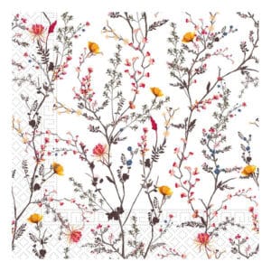 PROCOS Papírové ubrousky 33x33cm 3vrstvé podzimní květy 20ks