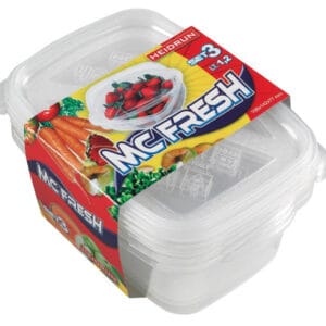 Plastová dóza HEIDRUN McFresh 3ks 1