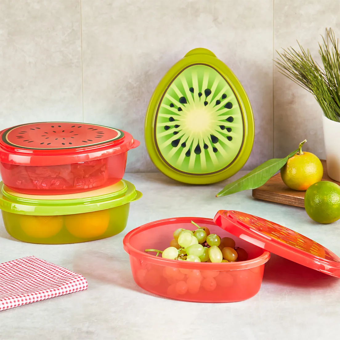 Plastová dóza QLUX 800ml kiwi - Obrázek 2