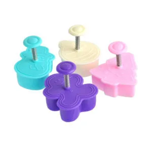 Plastová vykrajovátka s razítkem TORO 4ks vánoční