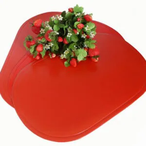 Plastové prostírání ovál TORO 29x44cm červené