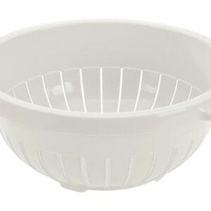 Plastový cedník s podstavcem TONTARELLI 32cm krémový